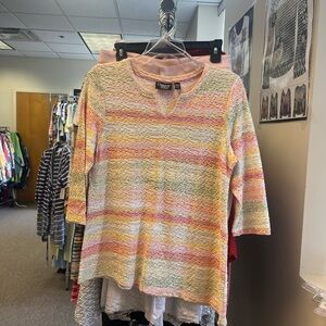 Onque Casuals Multicolor Striped Top